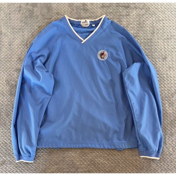 Ashworth Womens Blue Wind Water Resistant Pullover Golf Jacket M 2005 U.S. Open - Picture 1 of 7
